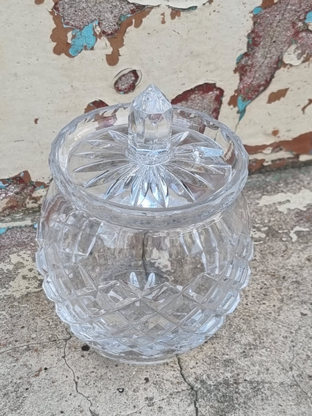 Crystal Sugar Bowl CJL