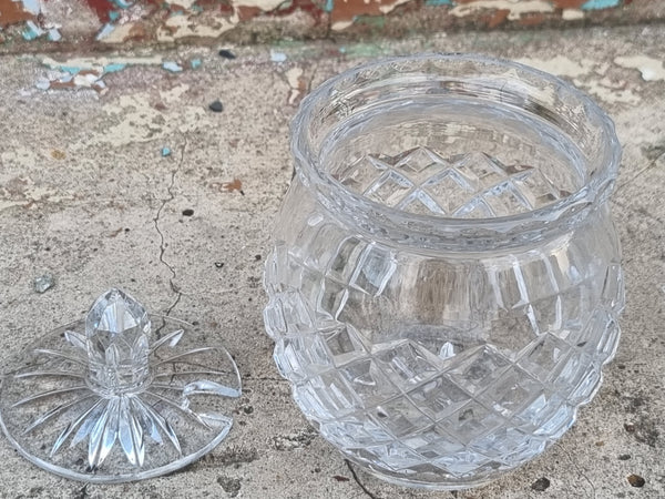 Crystal Sugar Bowl CJL