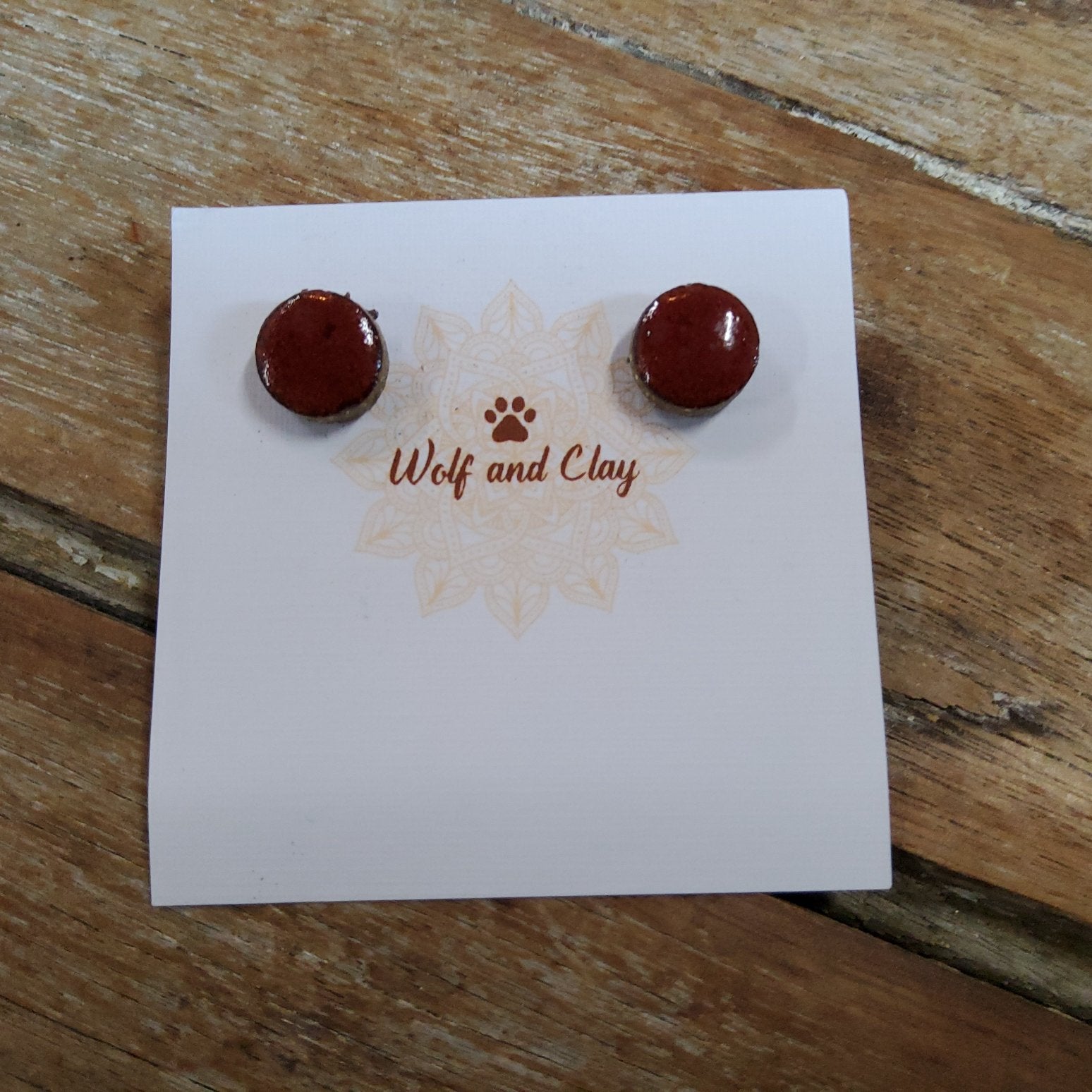 Wolf & Clay Earrings #20 .