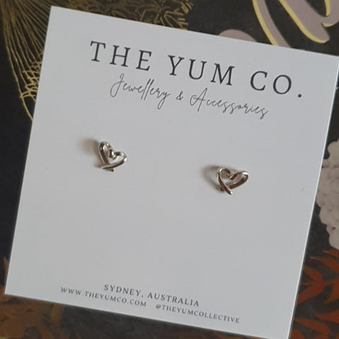 Earrings - The Yum Co. HEART YCH