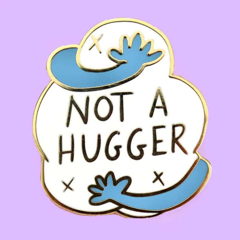 Jubly-Umph Not a Hugger Lapel Pin JHL