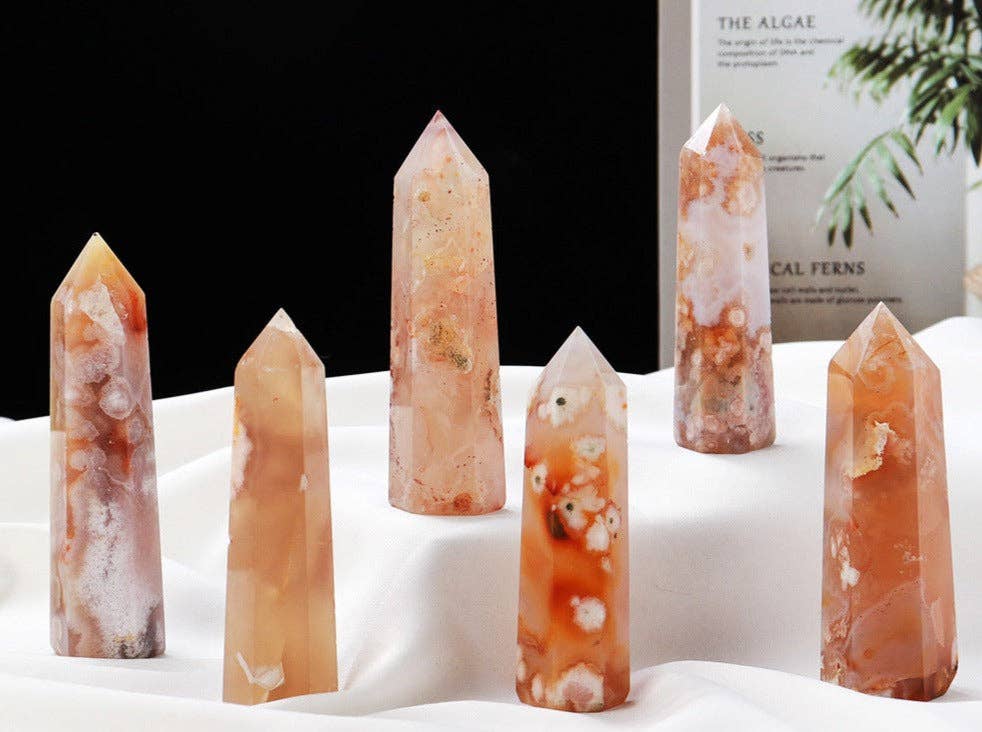 Crystals - Flower Agate Crystal Tower Point Generator FAC