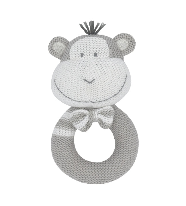 Knitted rattle Max the monkey 2025 KRM