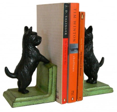 Cast iron Bookends - Scotty Dog assorted colours BSD