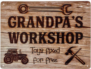 Sign - Grandpas Workshop SGW