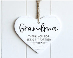 Ceramic Heart - Grandma CHG