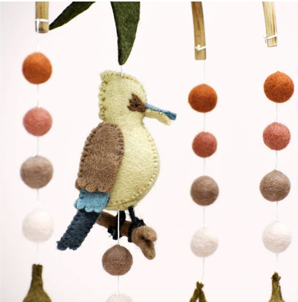 Felt Nursery Mobile - Kookaburra FMK +