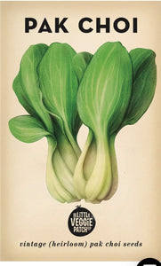 Seeds - Heirloom Seeds - Pak Choi VPC 2024